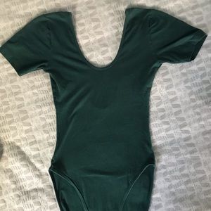 Green body suit